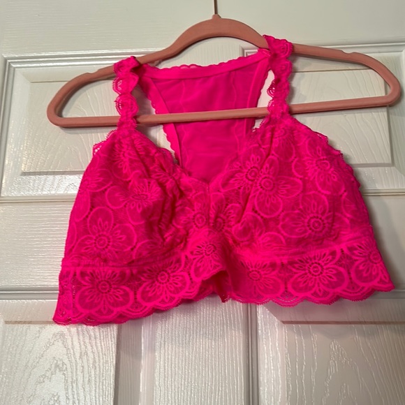 XL Cute little bralette, neon pink - Picture 2 of 3